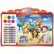 PAW PATROL Colouring Set + สีน้ำและสีชอล์ก JUST YELP FOR HELP 